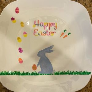 Hand painted decorative Easter plate